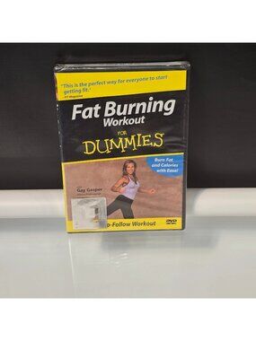 Fat Burning Workout for Dummies DVD 2005 Gay Gasper Take Stress out Working Out
